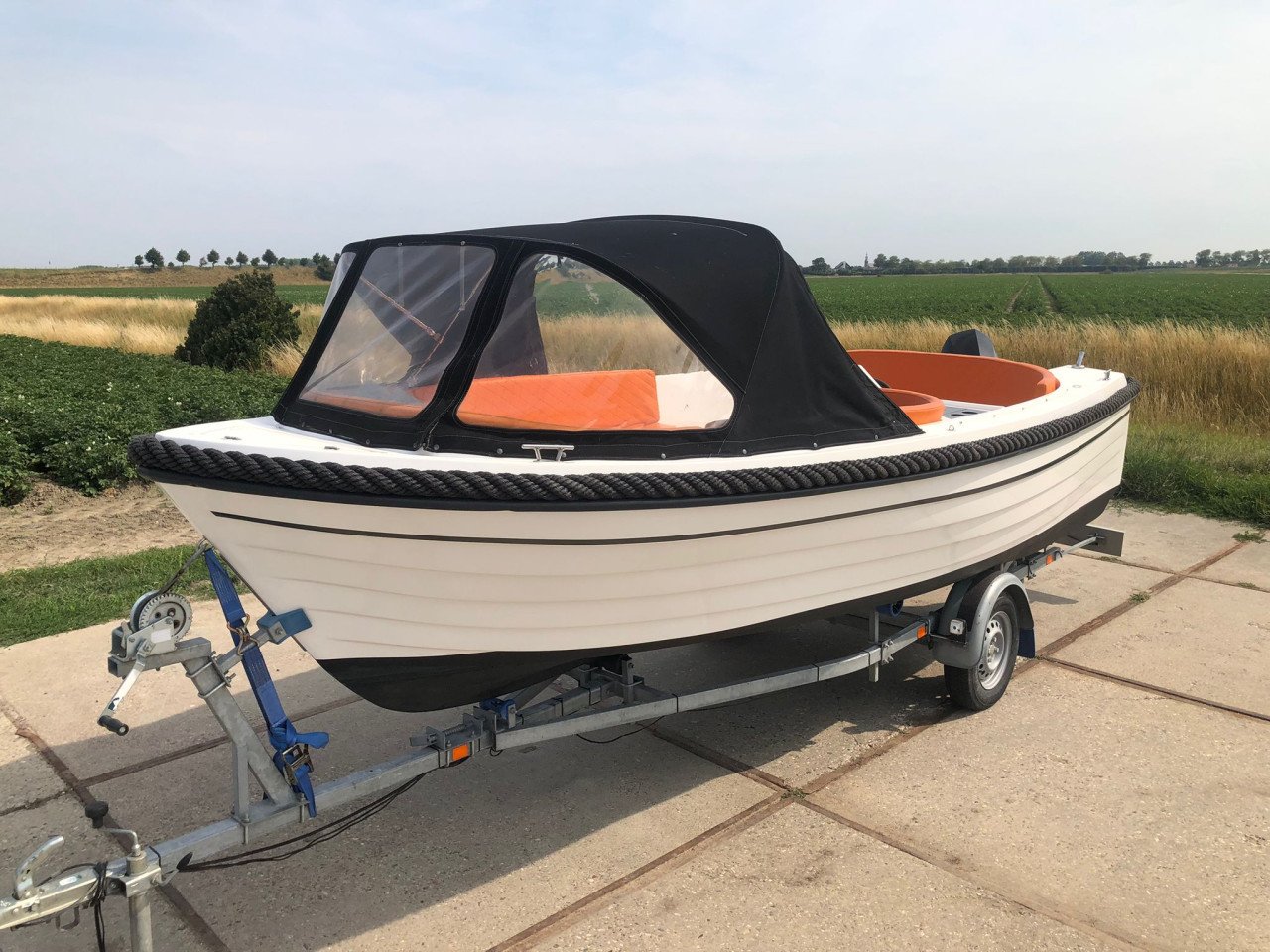 Gentle 535 Sloep met Mercury F20 ELPT EFI en TTH 750kg trailer
