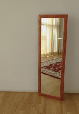 Spiegel met houten omlijsting