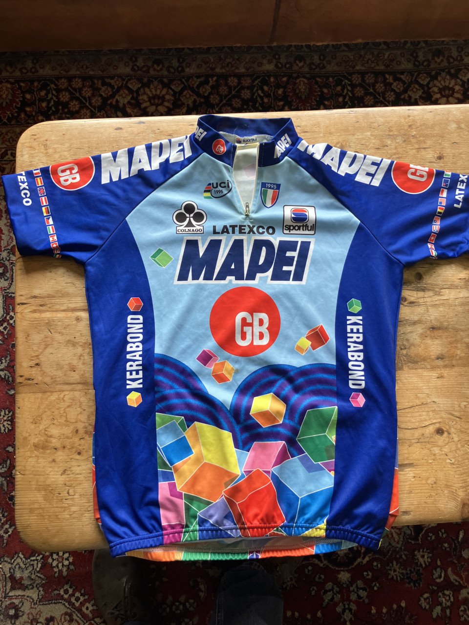 Mapei prof Wielershirt 1995
