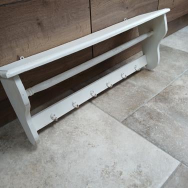 Brocante kapstok met 6 haken