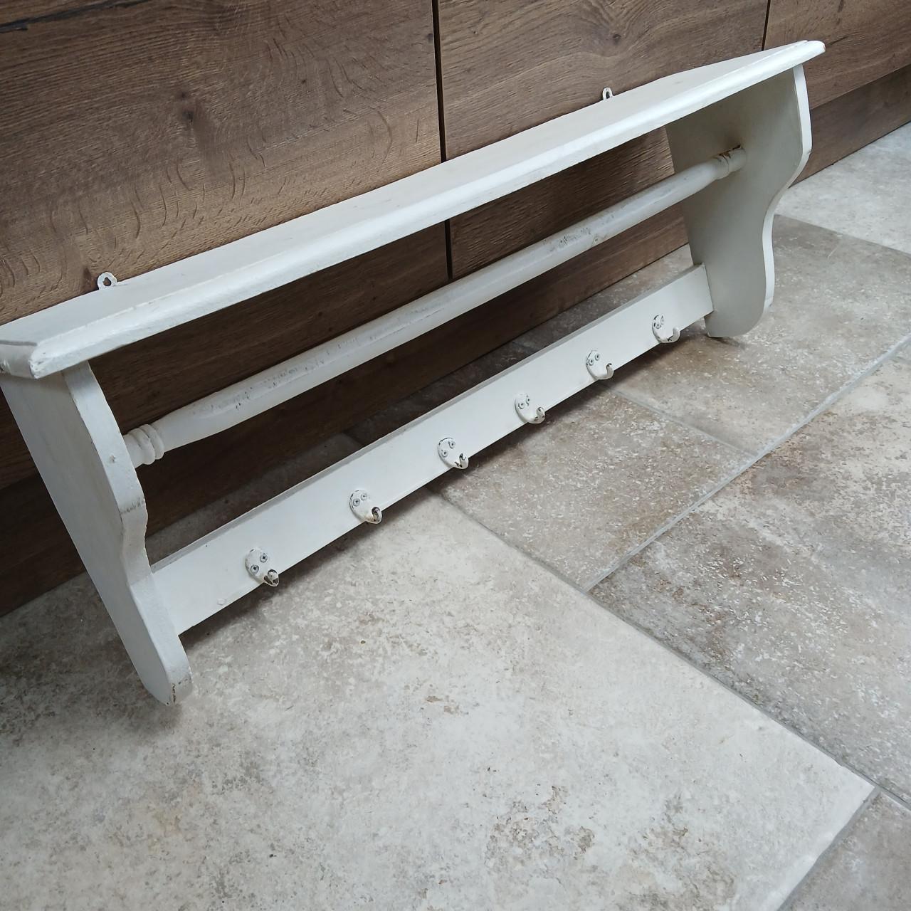 Brocante kapstok met 6 haken