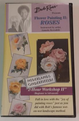 Bob Ross VHS tape Bloemen workshop