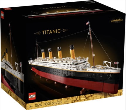 Lego Titanic no 10294 1x opgebouwd