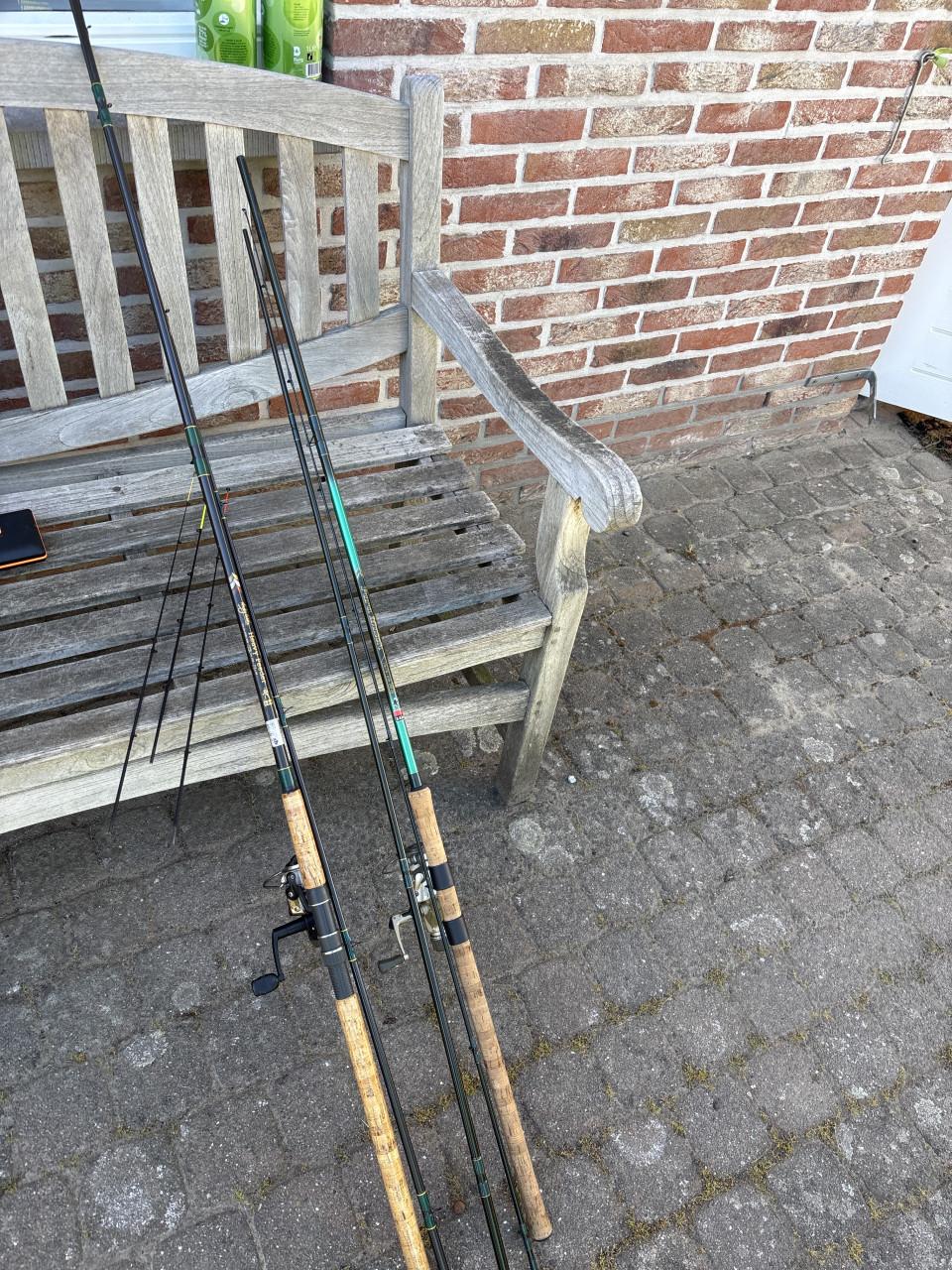 Nieuwe match hengel en Feeder met molentjes