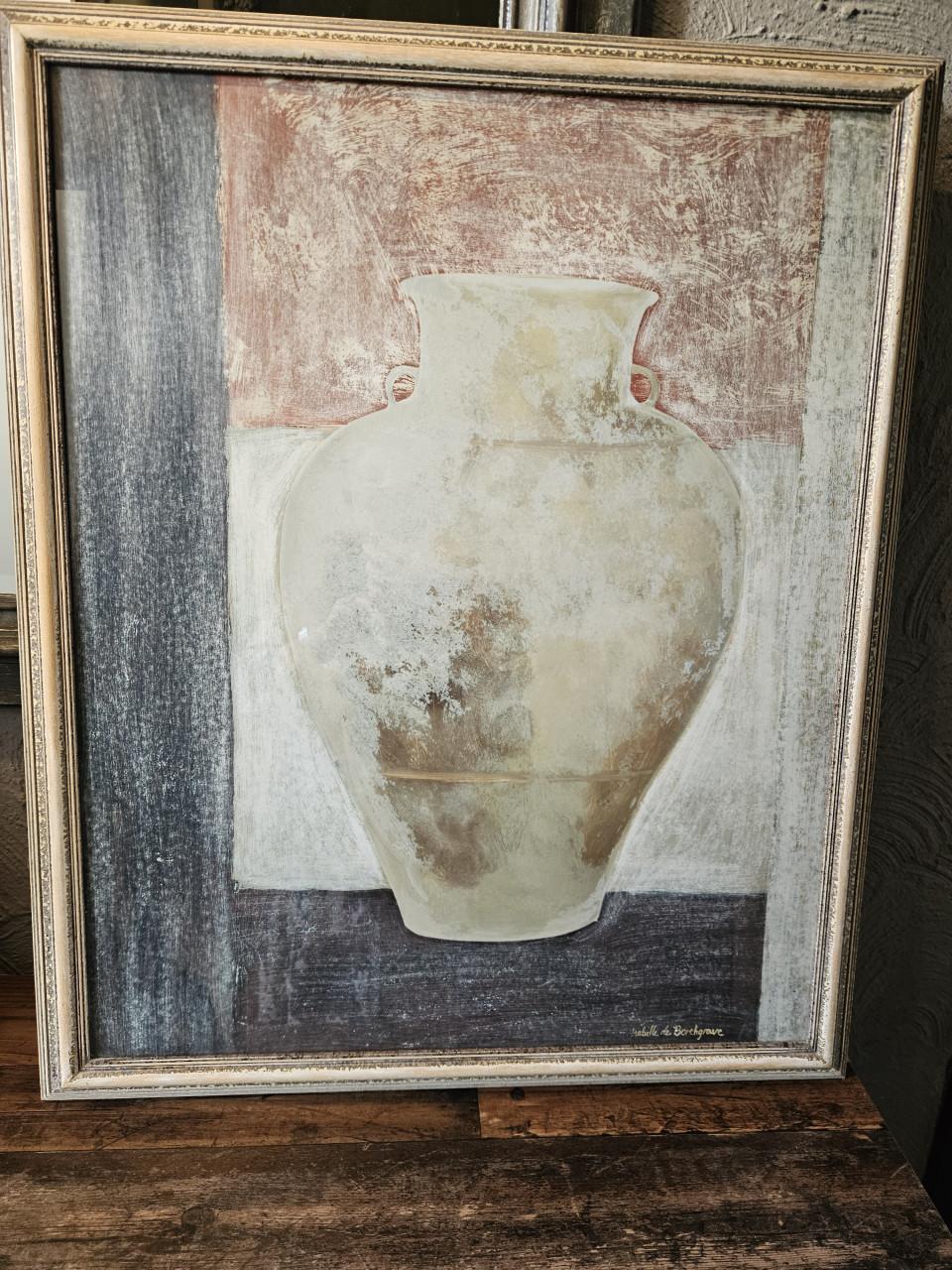 2 Prachtige kunstdruk vazen - Isabelle de borchgrave