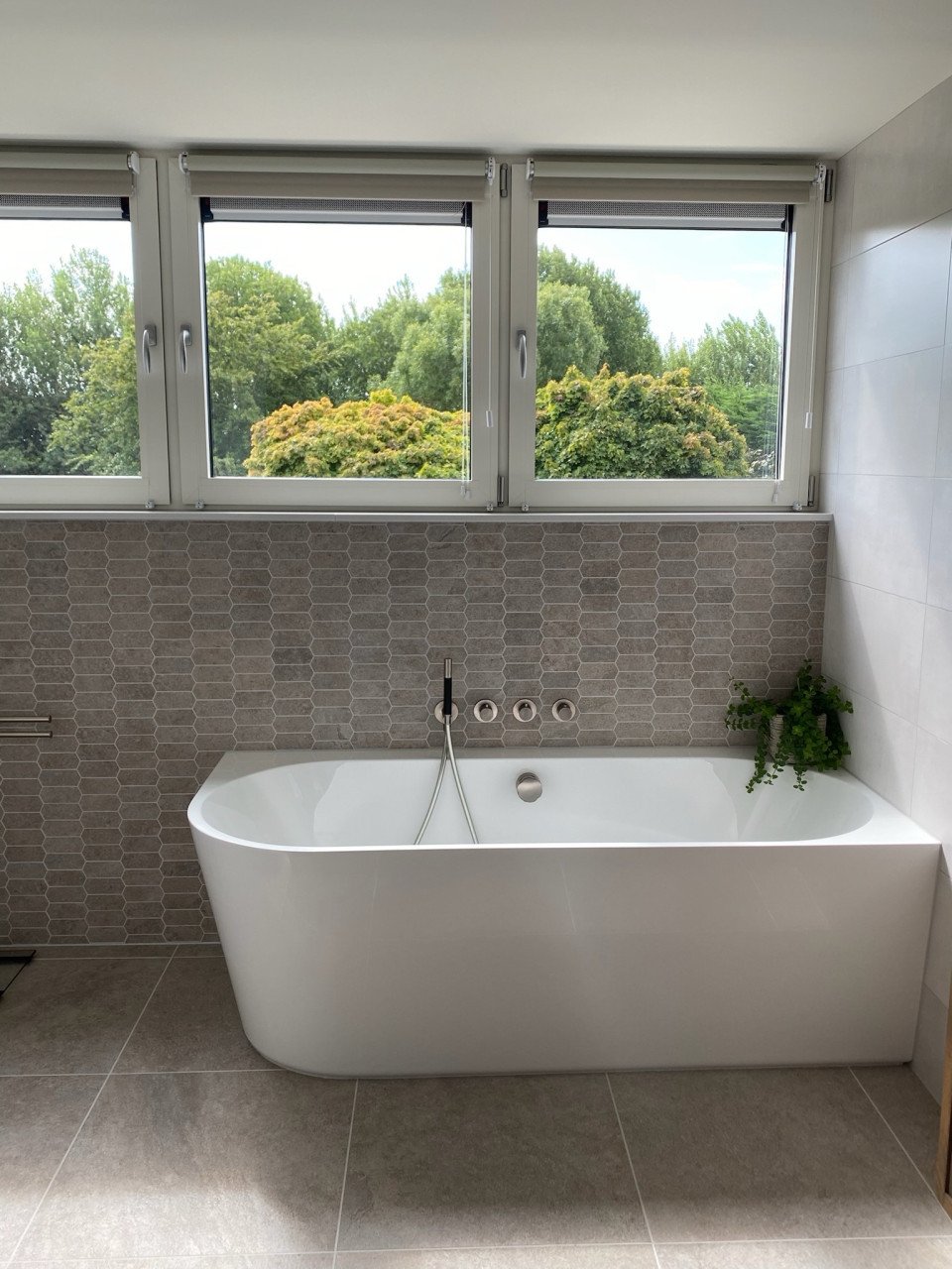 NIEUW Hexagon wandtegels Villeroy en Boch Bourgogna Decor Beige