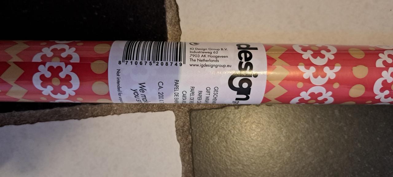 Kerst inpak papier 48 rollen