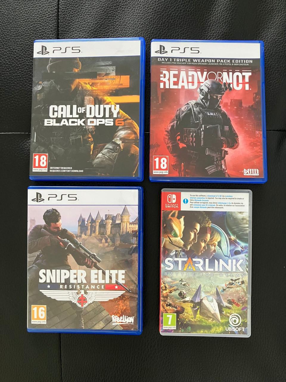 Playstation 5 en Switch games te koop