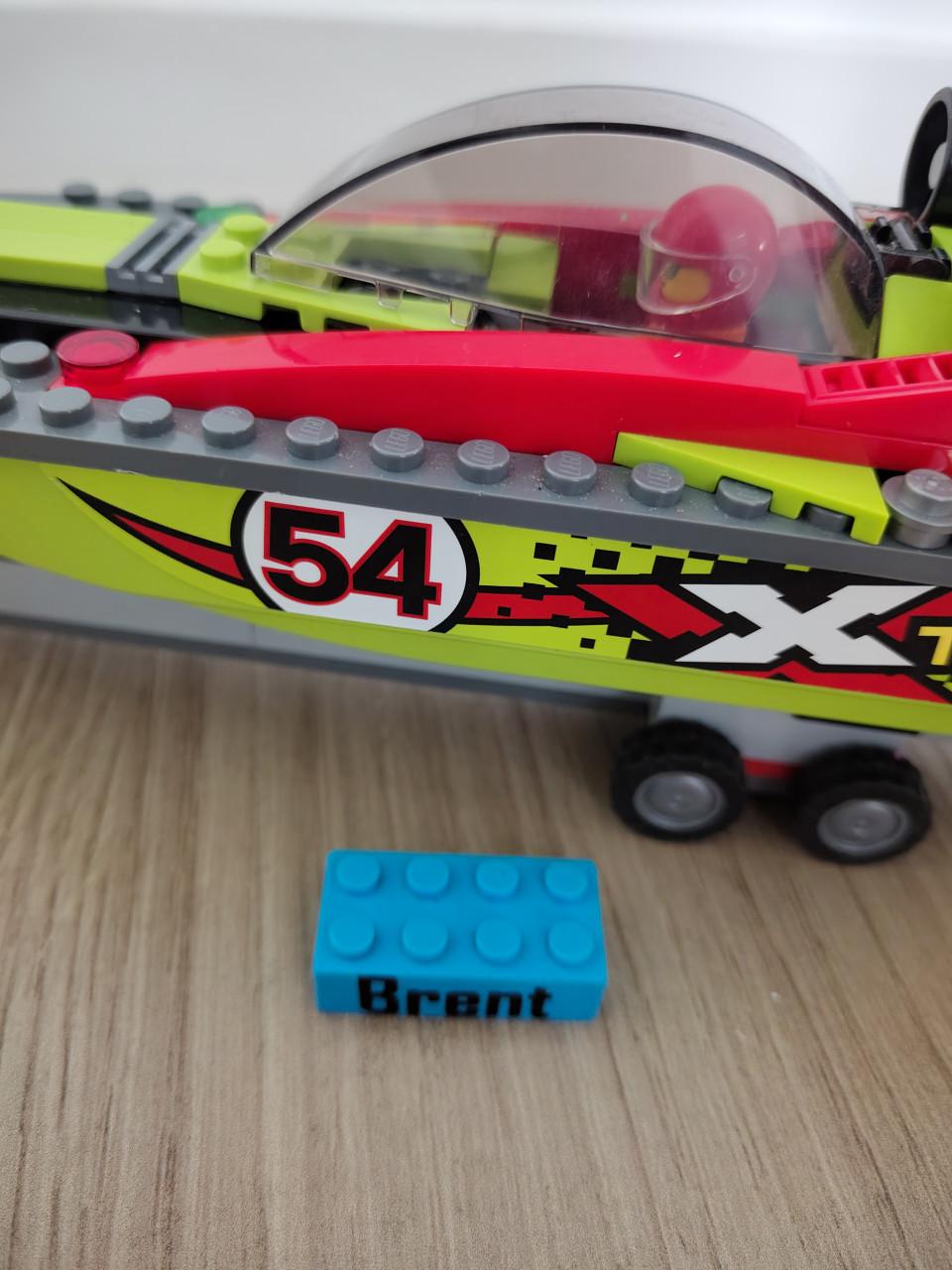 LEGO City Raceboottransport - 60254 incl doos en zakjes