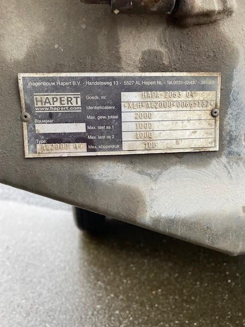 Aanhanger, tandemasser