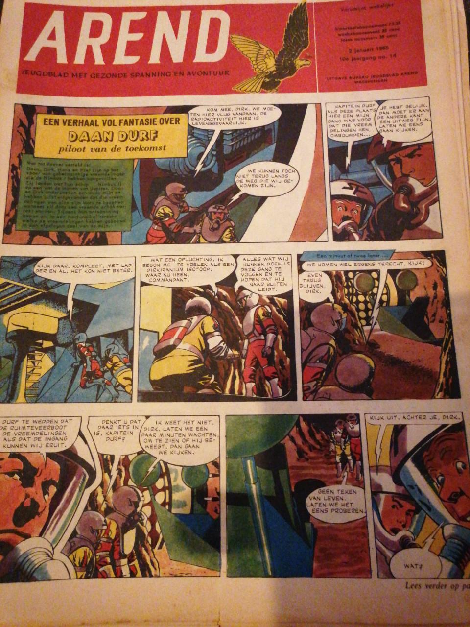 Stripblad Arend 1964 en 1965