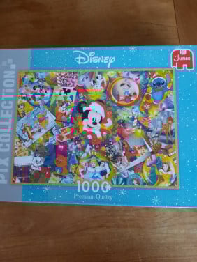 2x Disney puzzel 1000 st elk  Ravensburg en Jumbo