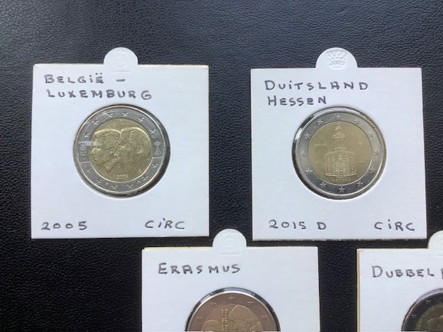 Diverse speciale 2 euro munten.