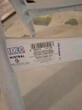 Kunststof klap stoel