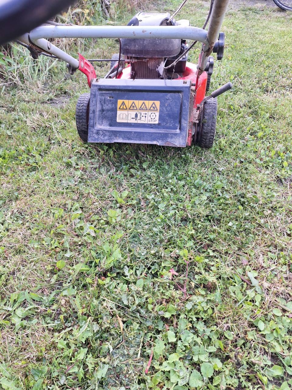 Grasmaaier op benzine