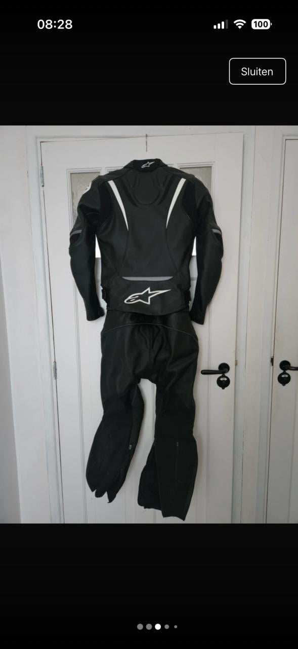 Leren motorpak Alpinestars Stella dames