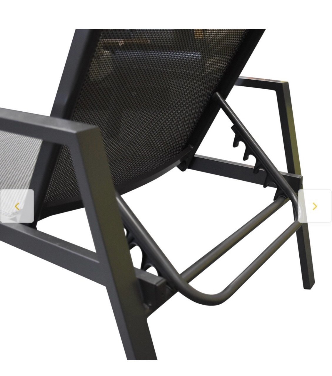 Set van 2 aluminium uitklapbare lig stoelen