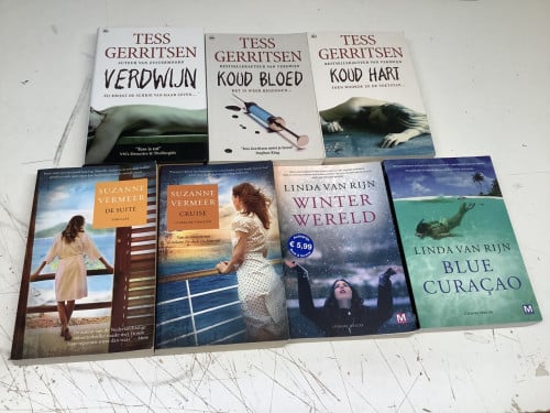 Thriller van Nederlandse schrijvers, Tess Gerritsen, Linda van Rijn, Suzann