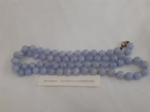 Kralen ketting licht blauw