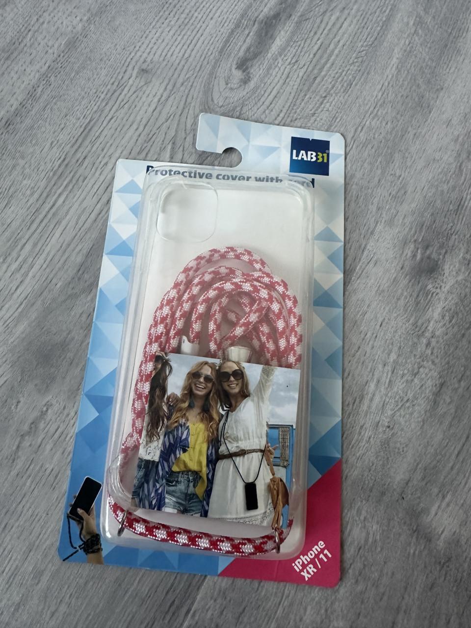 Iphone XR/11 hoesje met koord