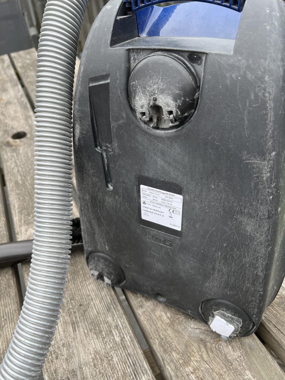 Siemens klus Stofzuiger