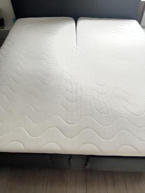Splittopper 180x200 traagschuimzijde/koudschuimzijde