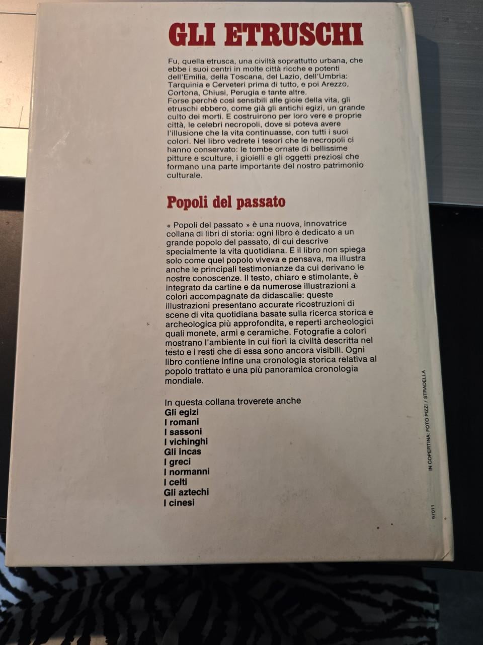 Boek: Gli Etruschi uit de reeks Popoli del Passato van  A. Vallardi. 1984