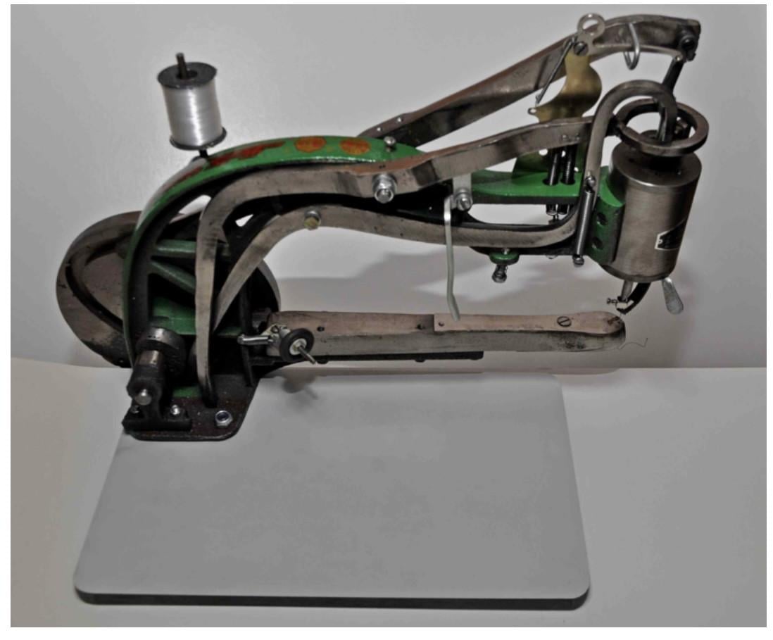 Leernaaimachine handbediening