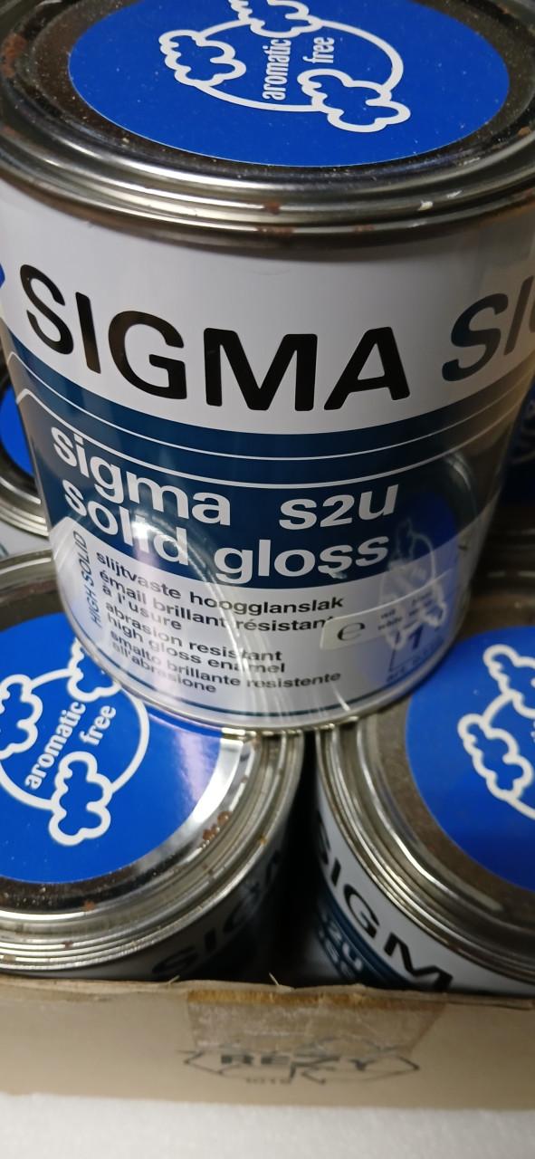 50 ltr blikken Sigma S2U solid gloss hoogglanslak wit