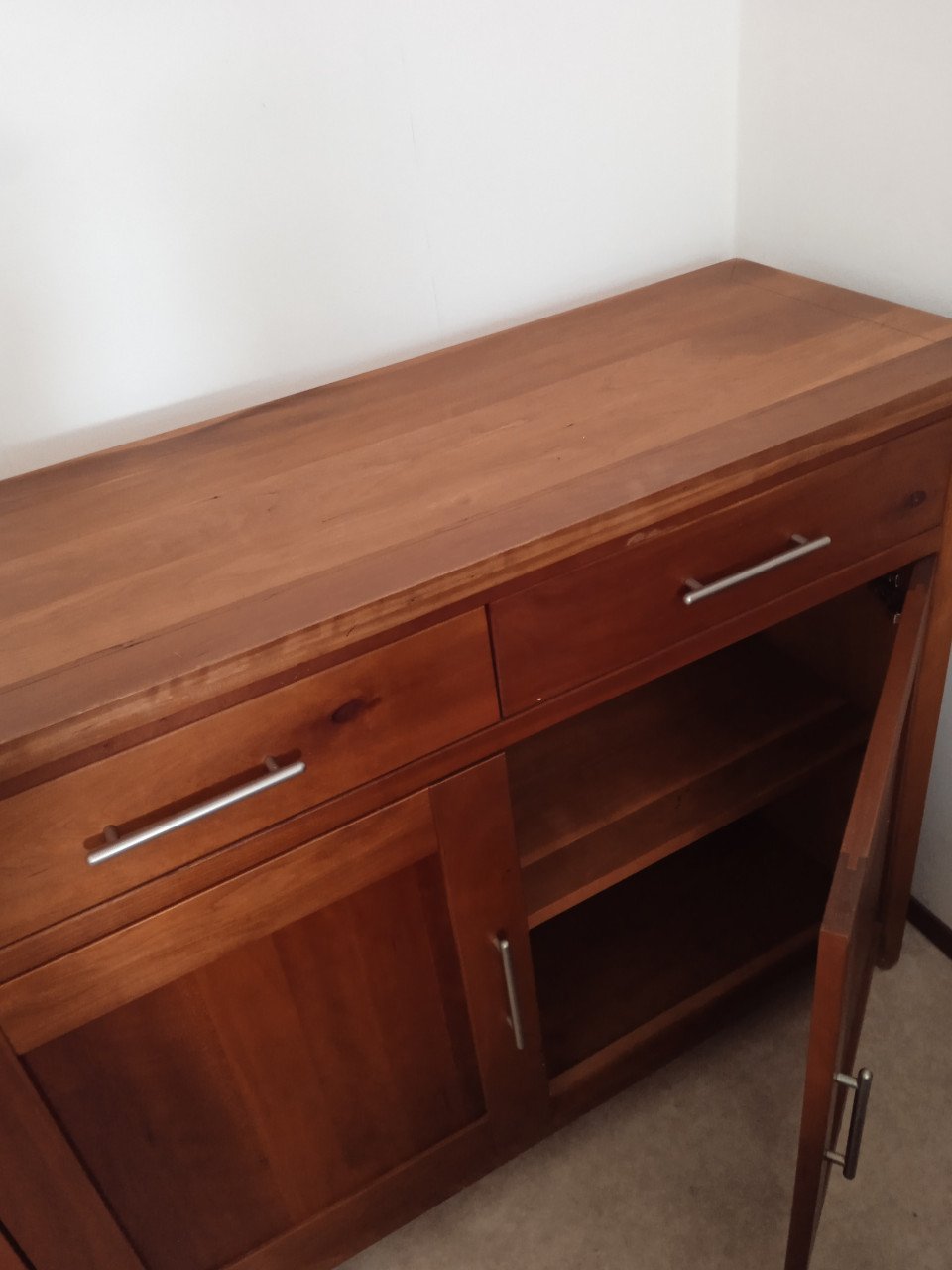 Dressoir van kersenhout 180 x 95 x 45
