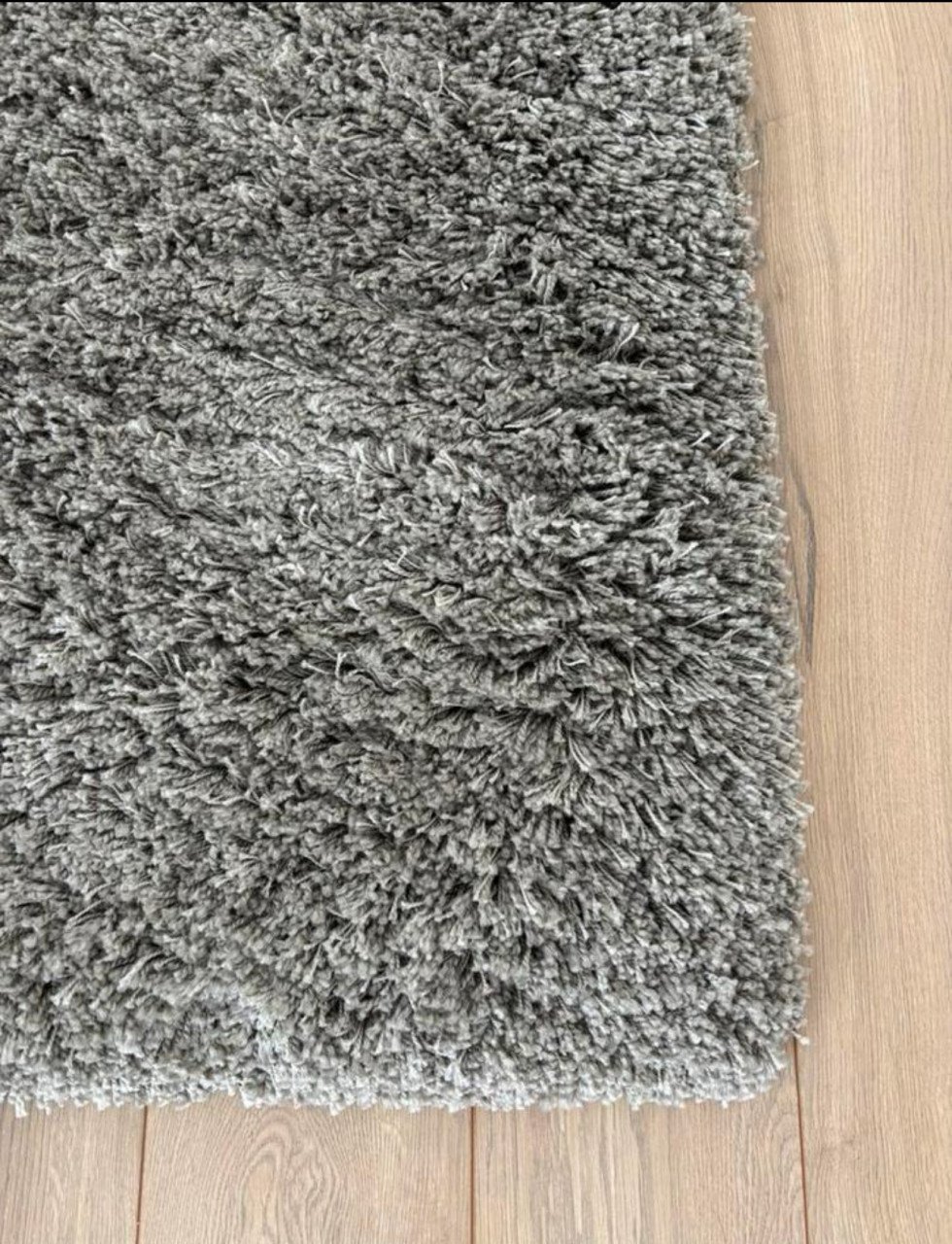 Grijs IKEA GÅSER hoogpolig tapijt – 170x240 cm  Als nieuw