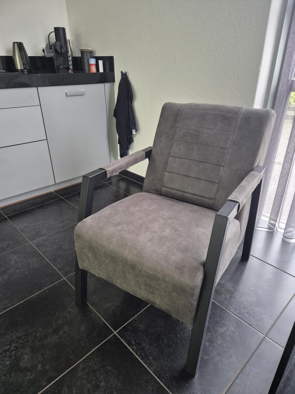 Fauteuil Microleder (2 stuks)
