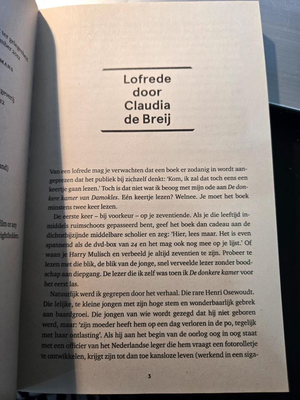 Boek: De donkere kamer van Damokles 47ste druk 2012