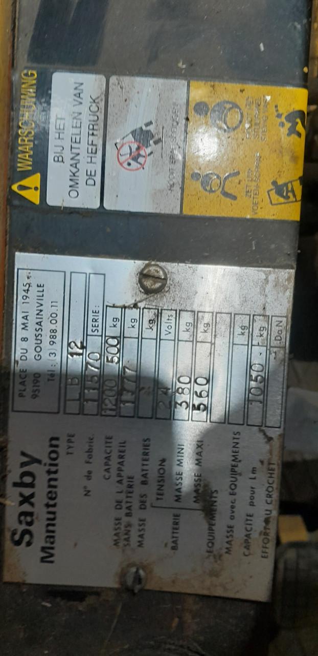 Saxby type LB 12 heftruck