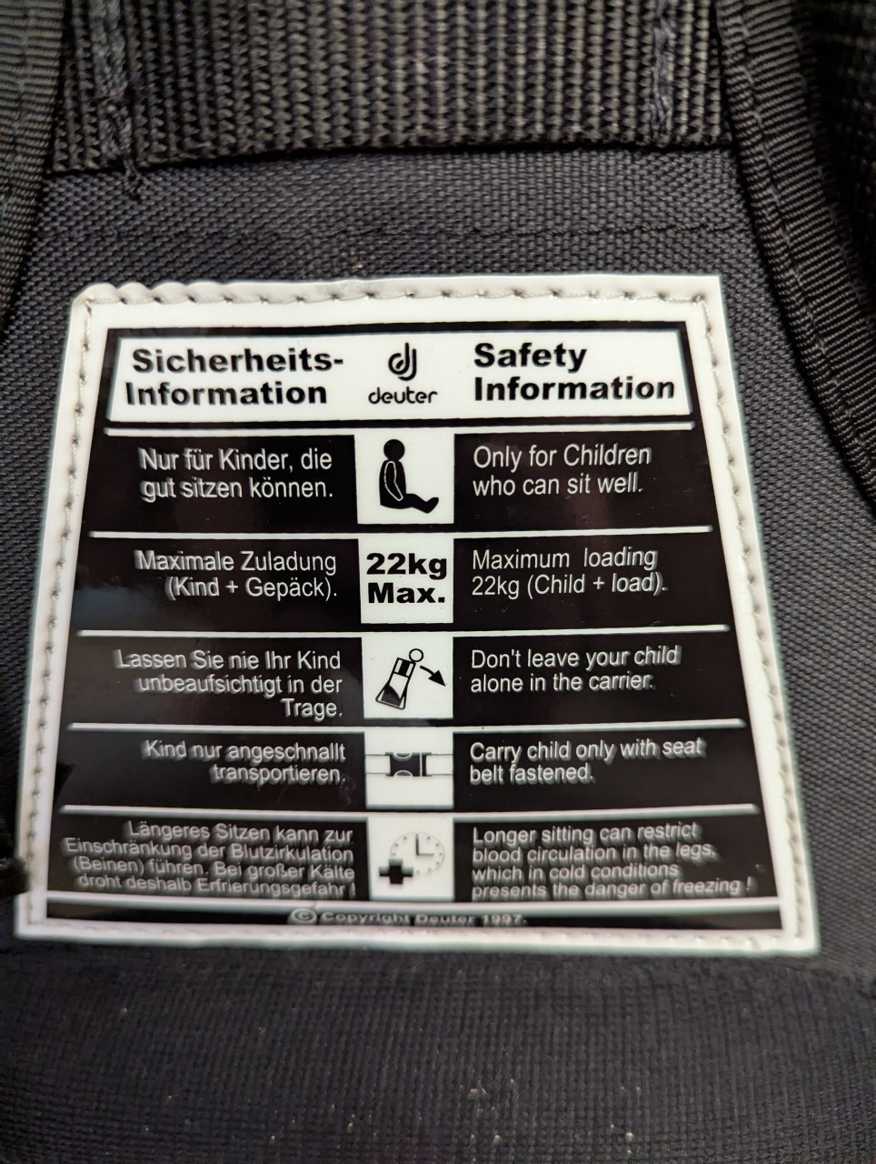Kinderdrager Deuter Kidcomfort II