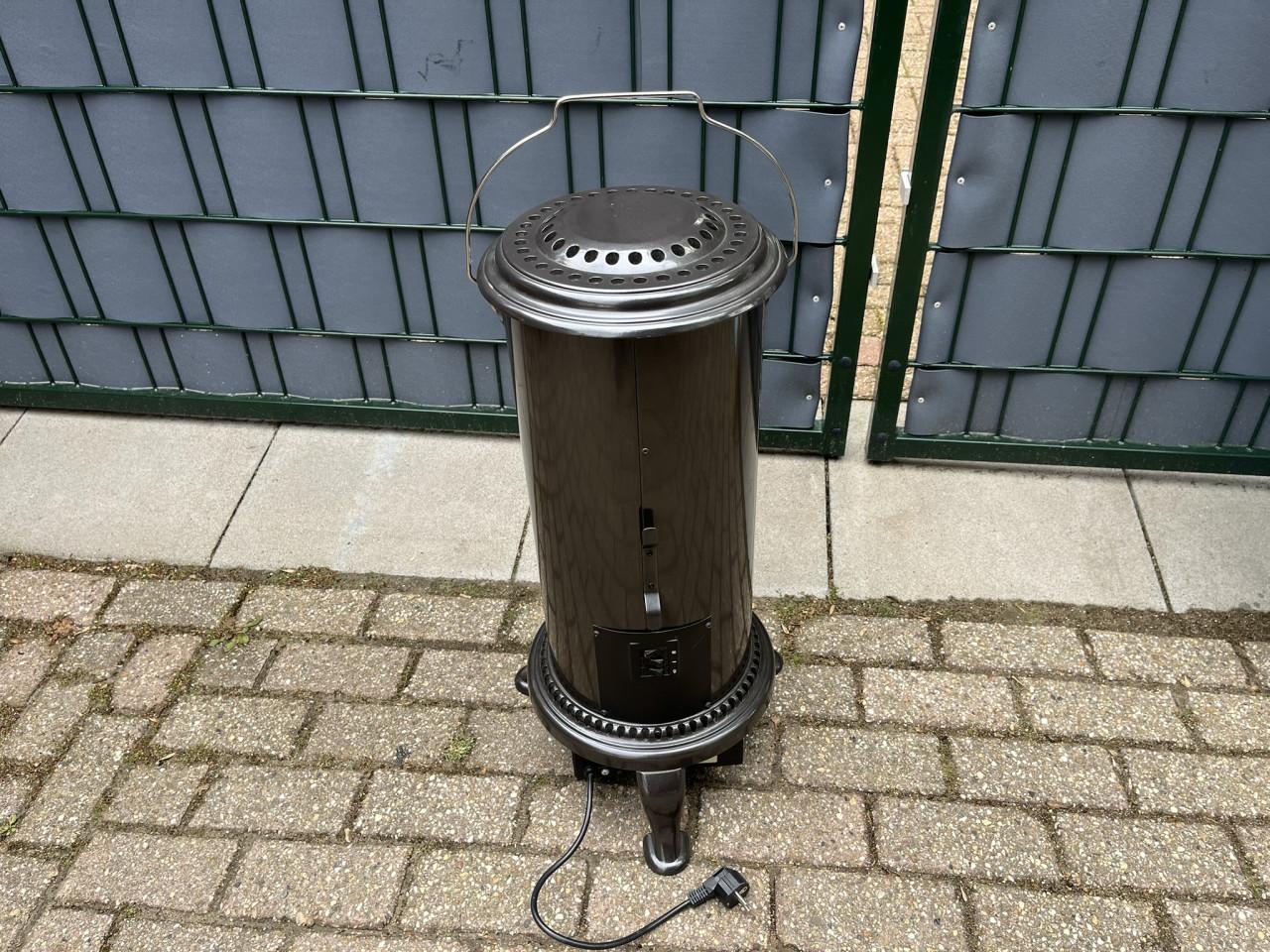 Electische Kacheltje Dimplex model antiek kolenkachel