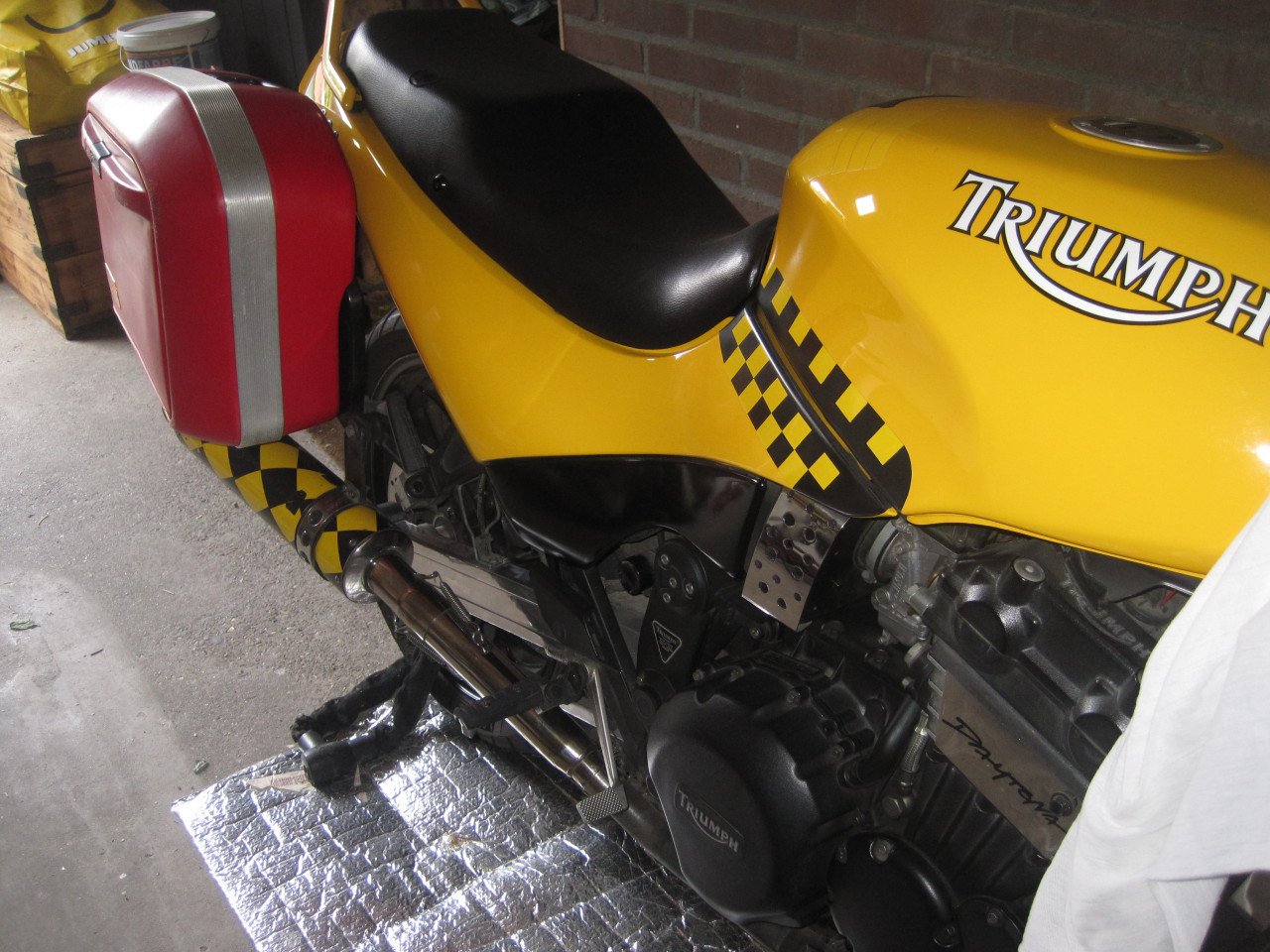 Motorkoffers Krauser rood
