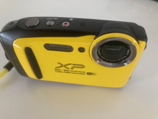 Fujifilm FinePix XP 130 yellow camera:waterdicht tot 20 m  voor € 50