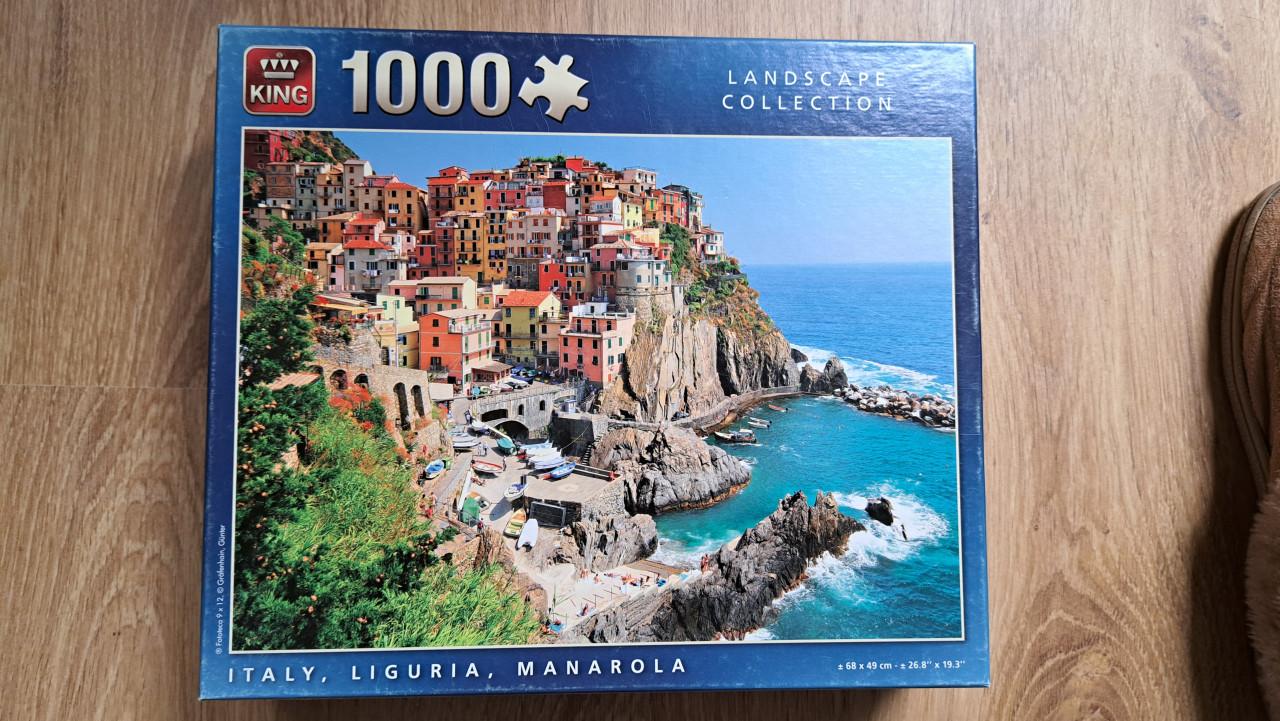 Legpuzzel van 1000 stukjes.
