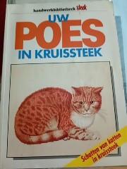 Poes in kruissteek boek