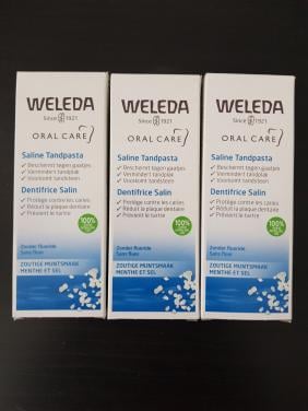 3 x Weleda tandpasta nieuw