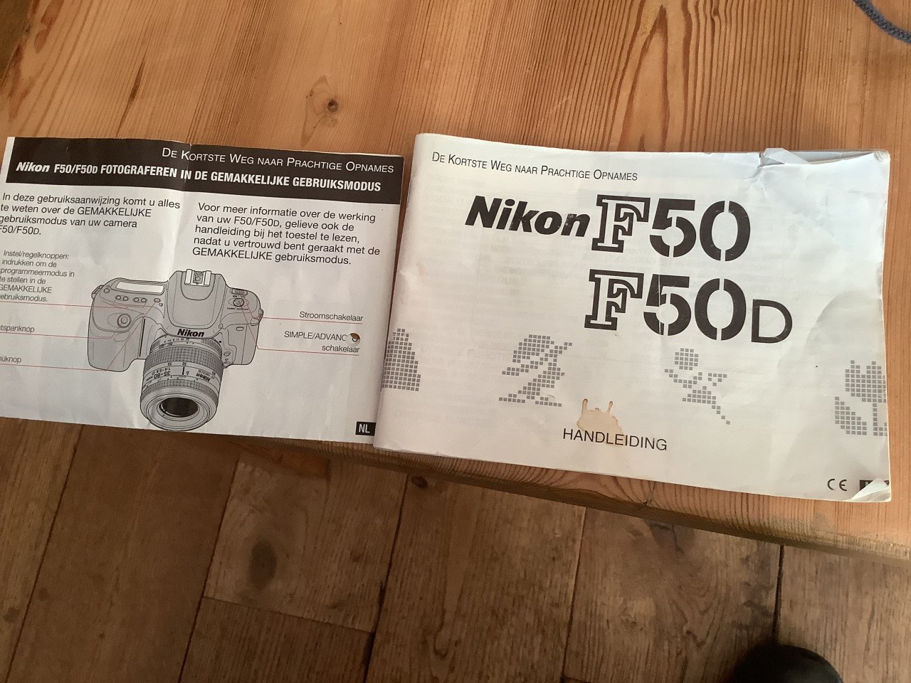 Nikon camera F50 met lens 28-80mm