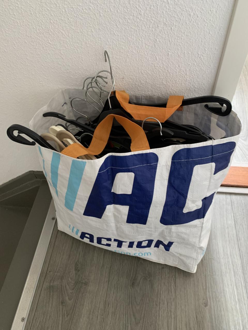 Zak kleren hangertjes