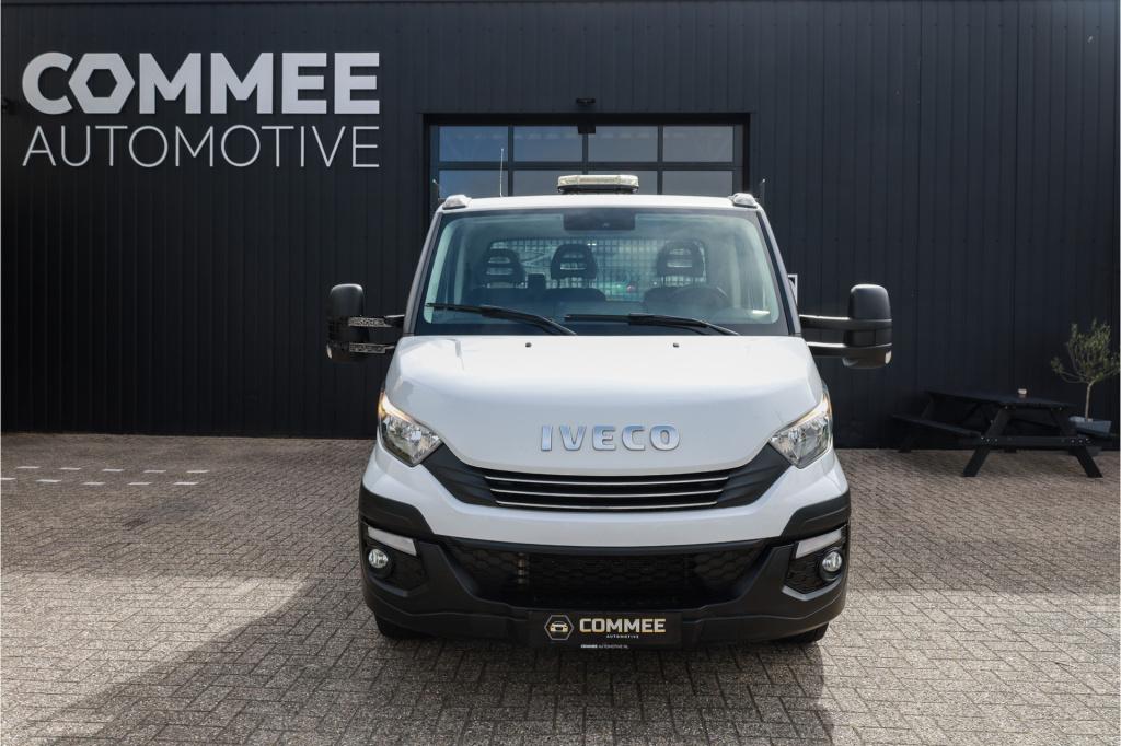 Iveco Daily 35s14 2.3 375 a8 aut open laadbak 410cm i trekhaak i standkache