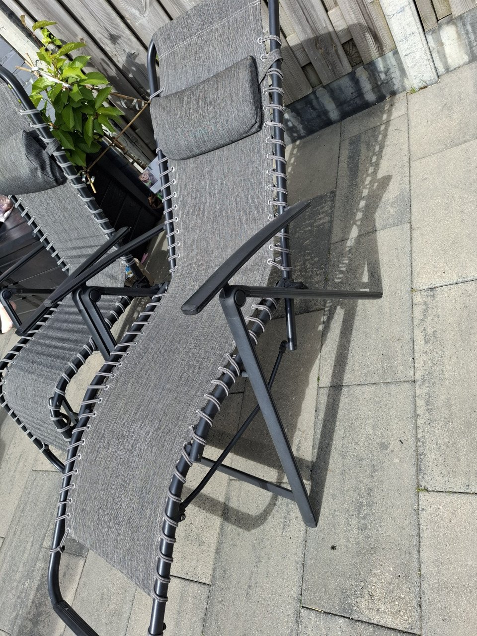 Relaxstoelen verstelbaar 2 stuks