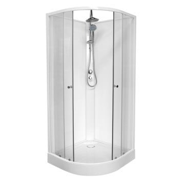 Gereserveerd. GRATIS Douchecabine kwartrond 90 x 90