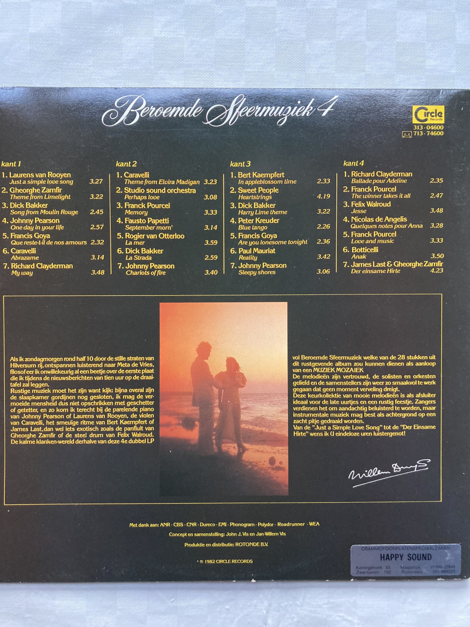 Div. orkesten Beroemde Sfeermuziek 4 2LP 313-04600 Circle