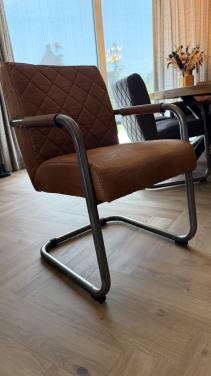 Moderne eetkamerstoelen micro leder