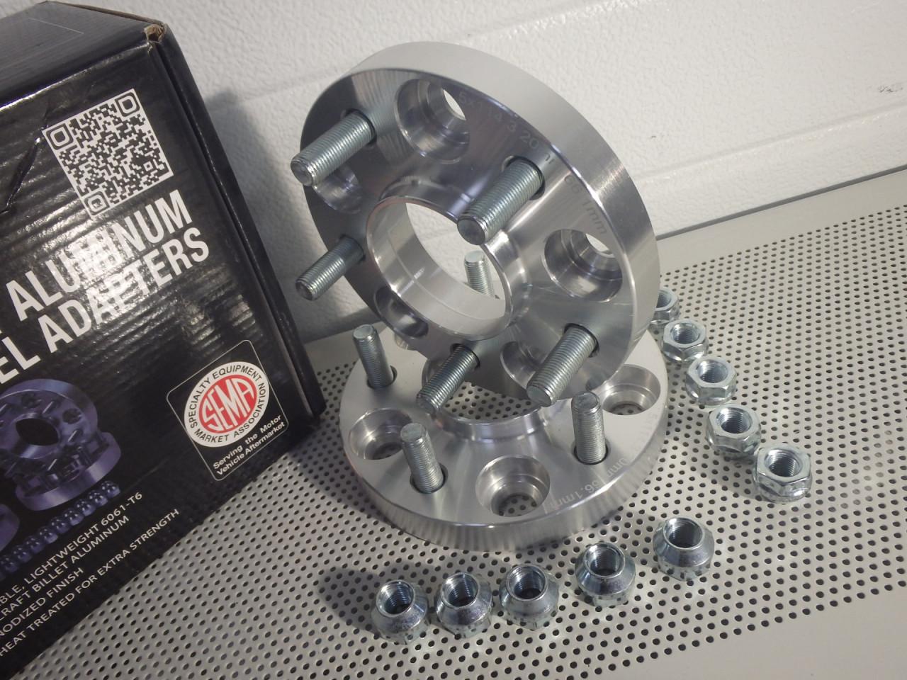 Spacer / spoorverbreders 2x20mm steek 5x114,3