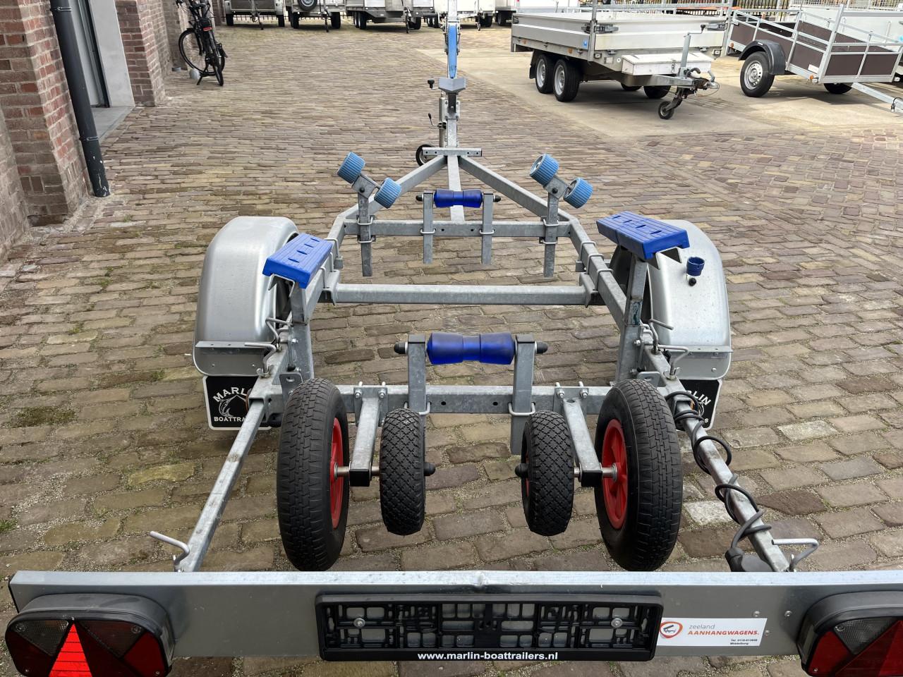 Marlin enkelas boottrailer ongeremd 500kg 4 meter, compleet